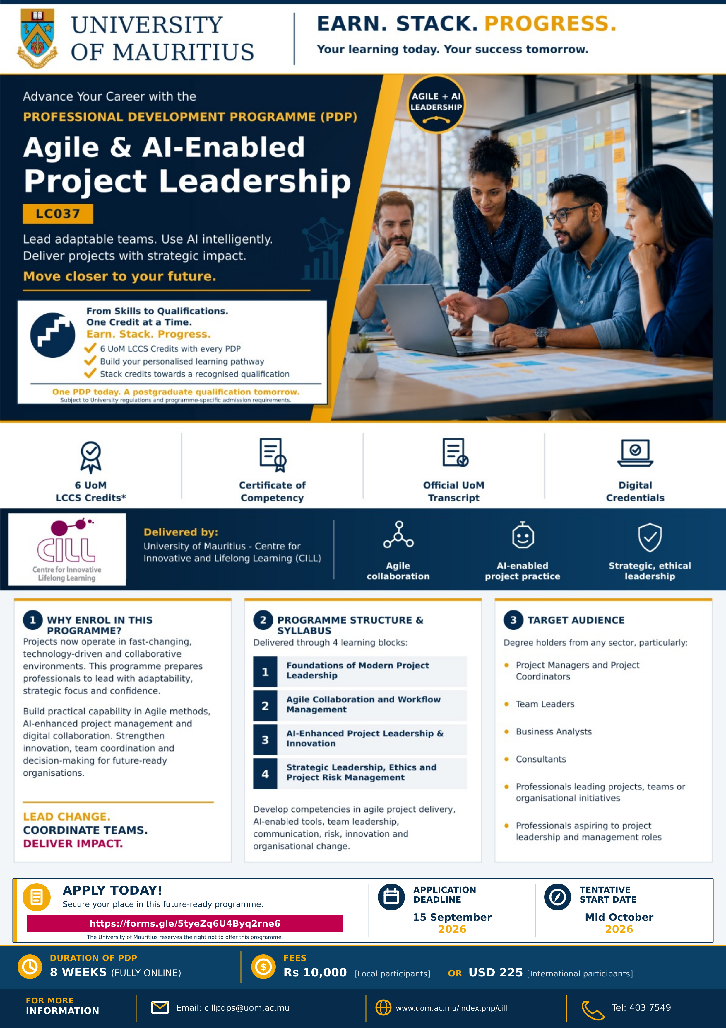PDP in Agile & AI-Enabled Project Leadership LC037